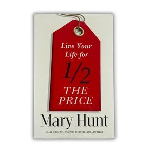 📚 3/$25 Live Your Life for 1/2 the Price | Paperback Book